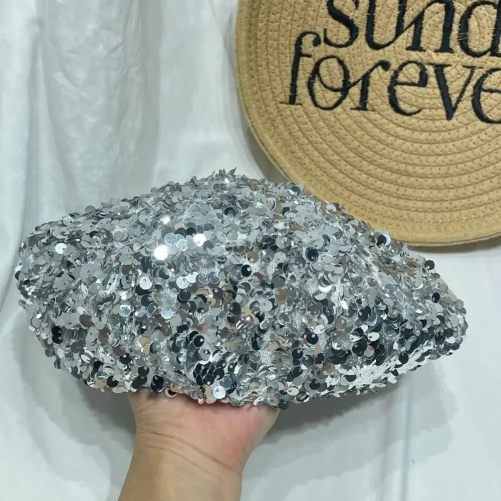 Octagonal Shape Retro Style Fashion Beret Big-Headed Cloud Painter Hat