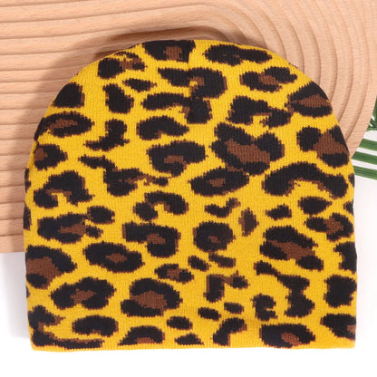New Leopard Autumn Winter Causal Hip Hop Beanie Tide