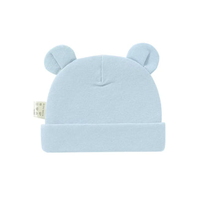 Organic Cotton Newborn Beanie Hat Baby Cap Breathable For 0-6M Infants