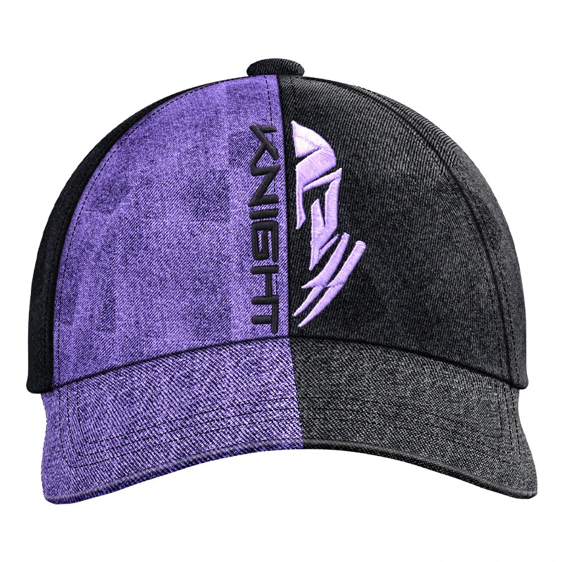 Knight Co-Branded Cap 100% Cotton Fabric 3D Embroidery Curved Brim Breathable