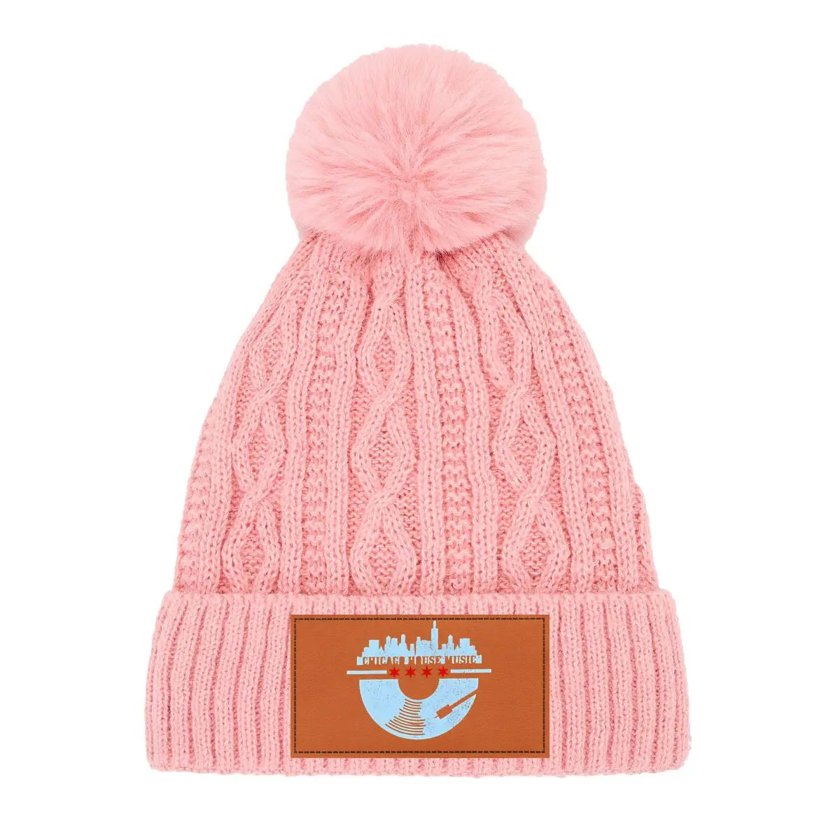Chicago House Music Themed Design Casual Pompom Hat