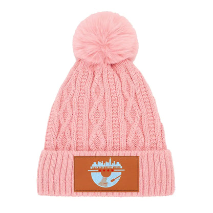 Chicago House Music Themed Design Casual Pompom Hat