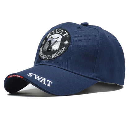 1piece Unisex SWAT Eagle Embroidered Baseball Cap