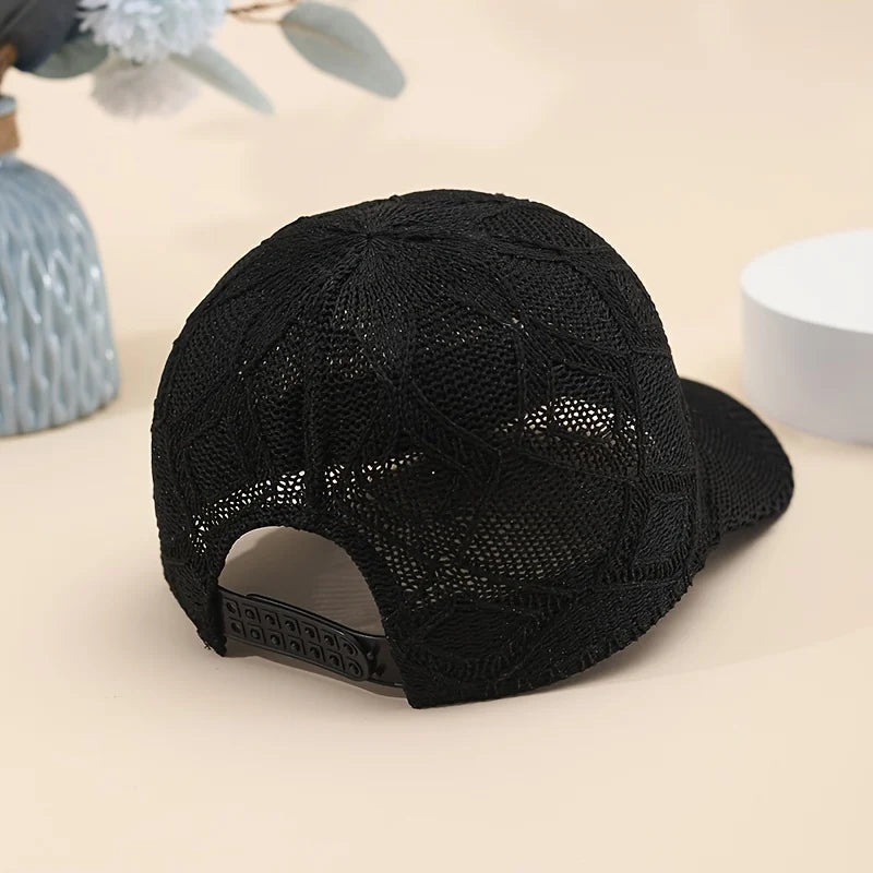 Women Baseball Cap Summer Breathable Mesh Sun Hat