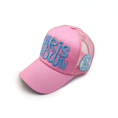 Mesh Breathable Baseball Cap Summer Stitching Letter Embroidery