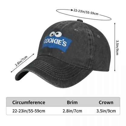 Cookie Monster Merch Men Women Baseball Caps