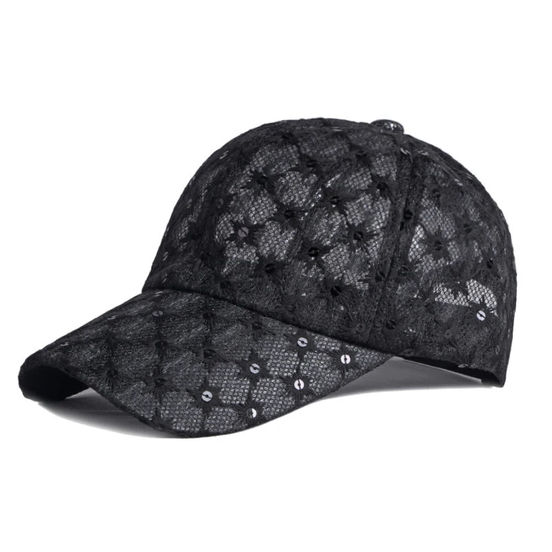 New Lace Hat Women's Thin Breathable Baseball Hats