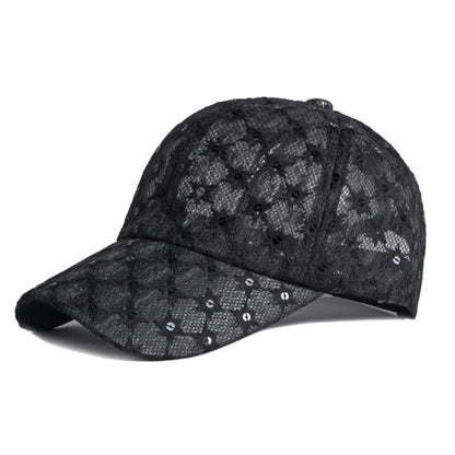 New Lace Hat Women's Thin Breathable Baseball Hats