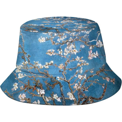 Irises 2 Van Gogh Bucket Hats for Women Men Fashion Summer Fisherman Cap