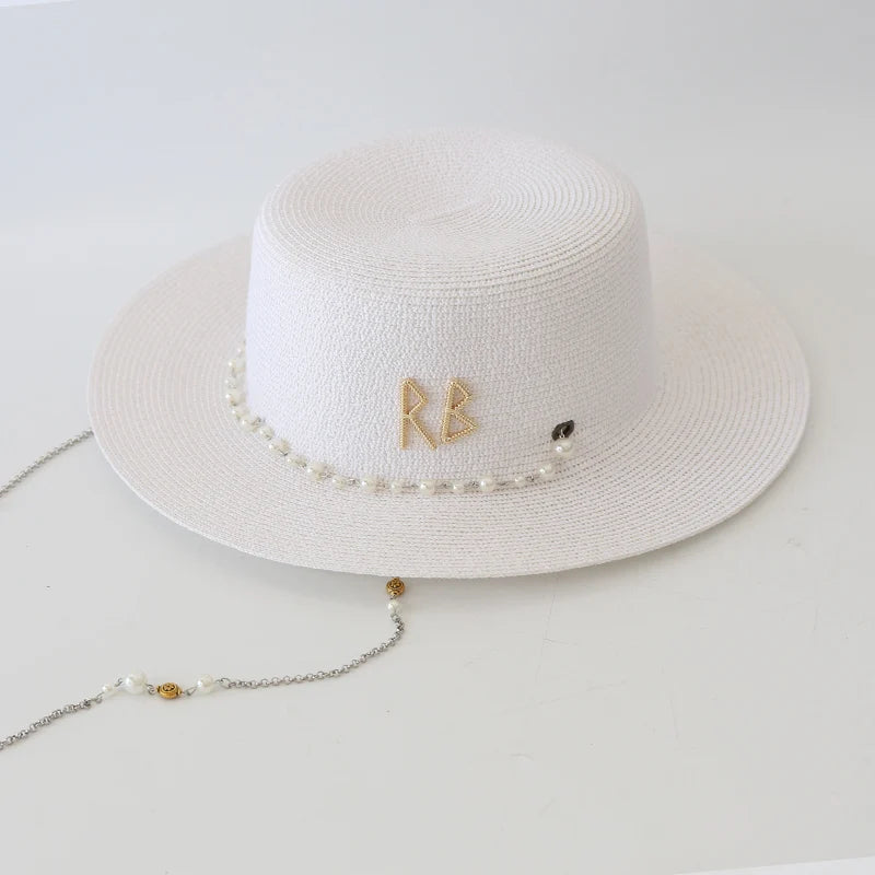 New Women Summer Hats Straw Sun Hat Panama Elegant Straw Fedoras