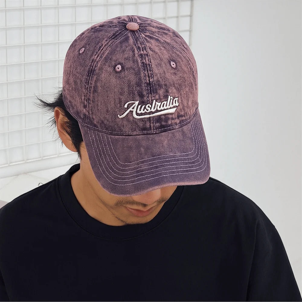 Korean Style Denim Baseball Cap Adjustable