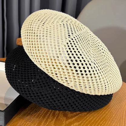 Women's Beret Hat For Summer Lightweight And Breathable Artist Style