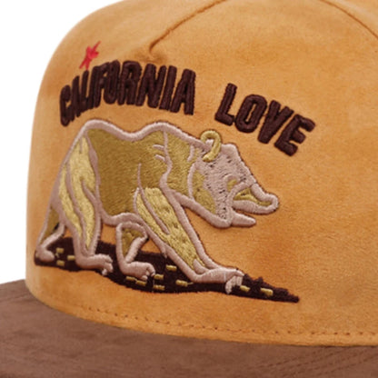 New Flat Edge Hat California Bear Embroidered Baseball Hat Sunshade Hat Skateboard Hat Daily Hat Unisex