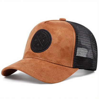 Summer Mesh Baseball Cap Women Men Enjoy Life Letter Patch Snapback Hat