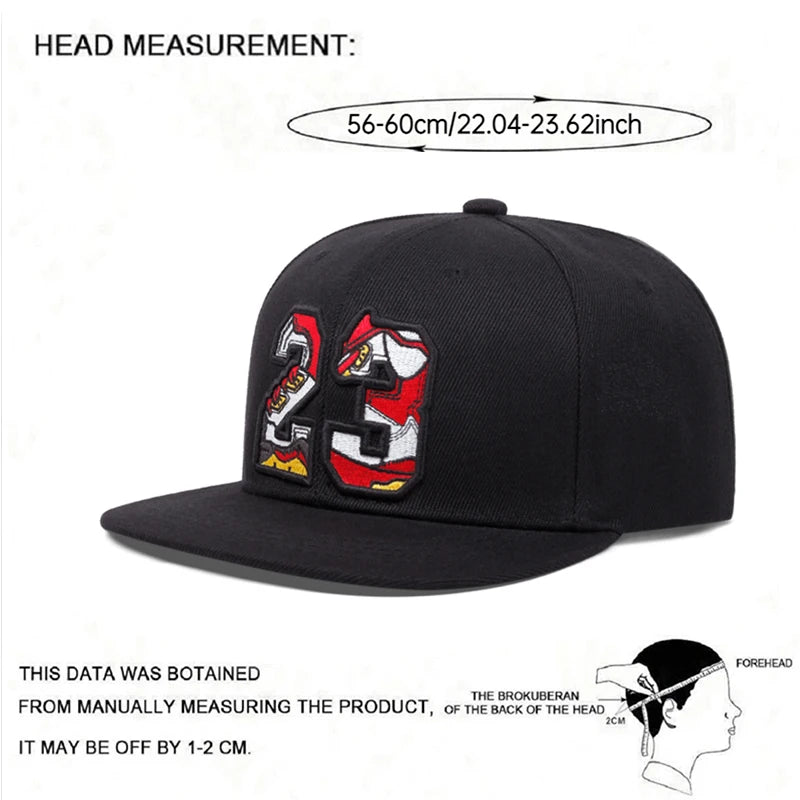 Fashion Street HipHop Hat Outdoor Cycling Sunshade Skateboard Hat Male Female Same Style Flat Edge Baseball Hat