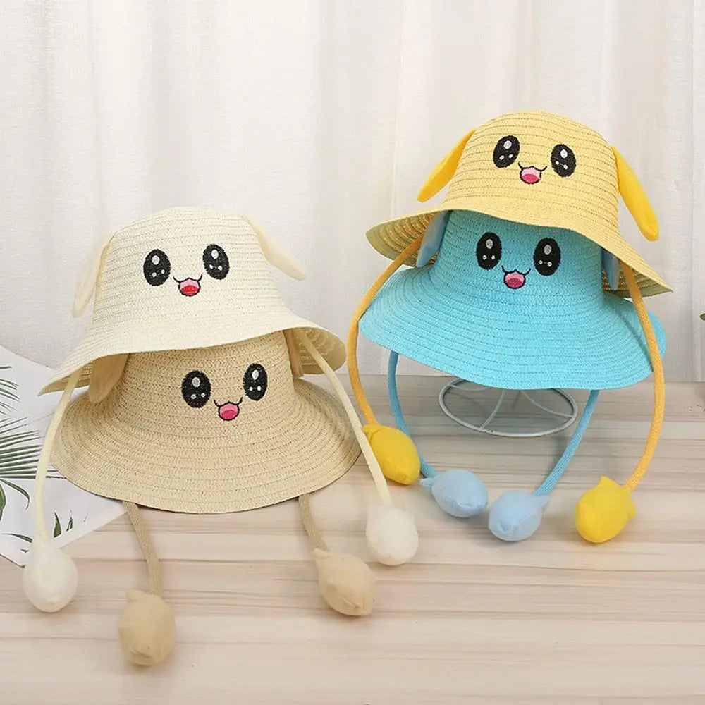 Breathable Moving Ears Wide Brim Fisherman's Hat