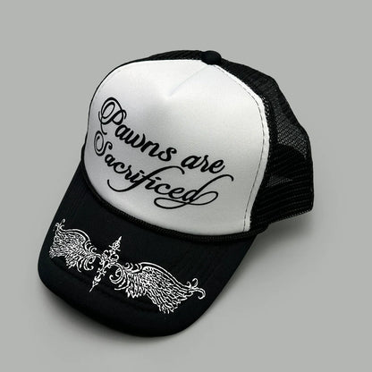 Unisex Personal Printed Letters Wing Baseball Hats Hip Hop