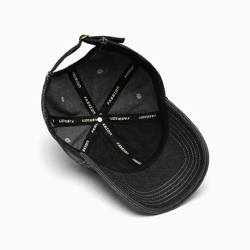 Spring New Camouflage Denim Pure Cotton Baseball Cap