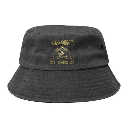 Men Women Distressed Denim Sun Hat  Bob Hat Fishing Cap Hiking