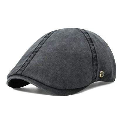 Classic Cotton Flat Cap Ivy Caps Men Women Newsboy Cabbie Driver Hat