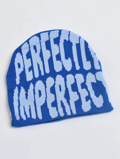 Letters Embroidery Fashion Y2K Knitted Hats Autumn Winter
