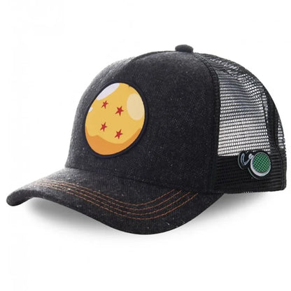 Dragon Ball Son Goku Cap Summer Travel Peaked Cap Men's Embroidery Hip-Hop Cap