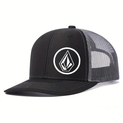 Simple Symbol Slightly Curved Printed Baseball Cap Men's And Women's