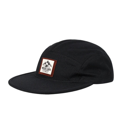 Cotton 5 Panel Baseball Cap Snapback Caps