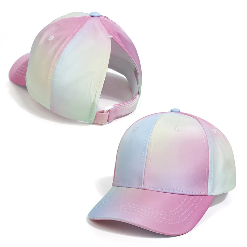Fashion High Ponytail Kids Boy Hat Sun Hats Baseball Caps Baby Children Peaked Caps Hat