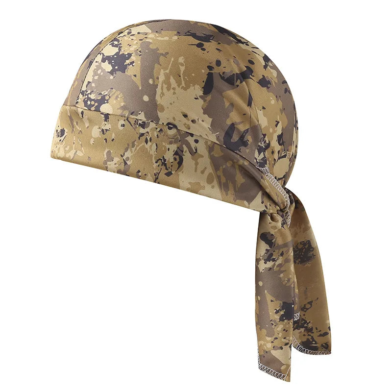 Camouflage Headband Bandana Handkerchief Head Man Pirate Hat