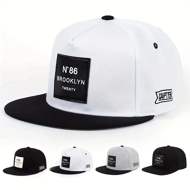 Unisex Brooklyn Print Label Embroidery Hip-hop Hats