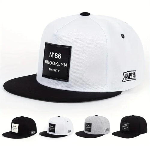 Unisex Brooklyn Print Label Embroidery Hip-hop Hats