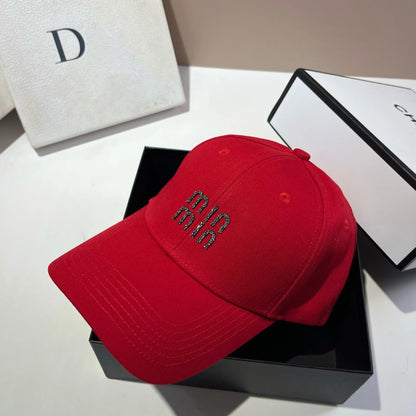 Unisex Luxury Rhinestone Y2K Baseball Cap Spring Summer