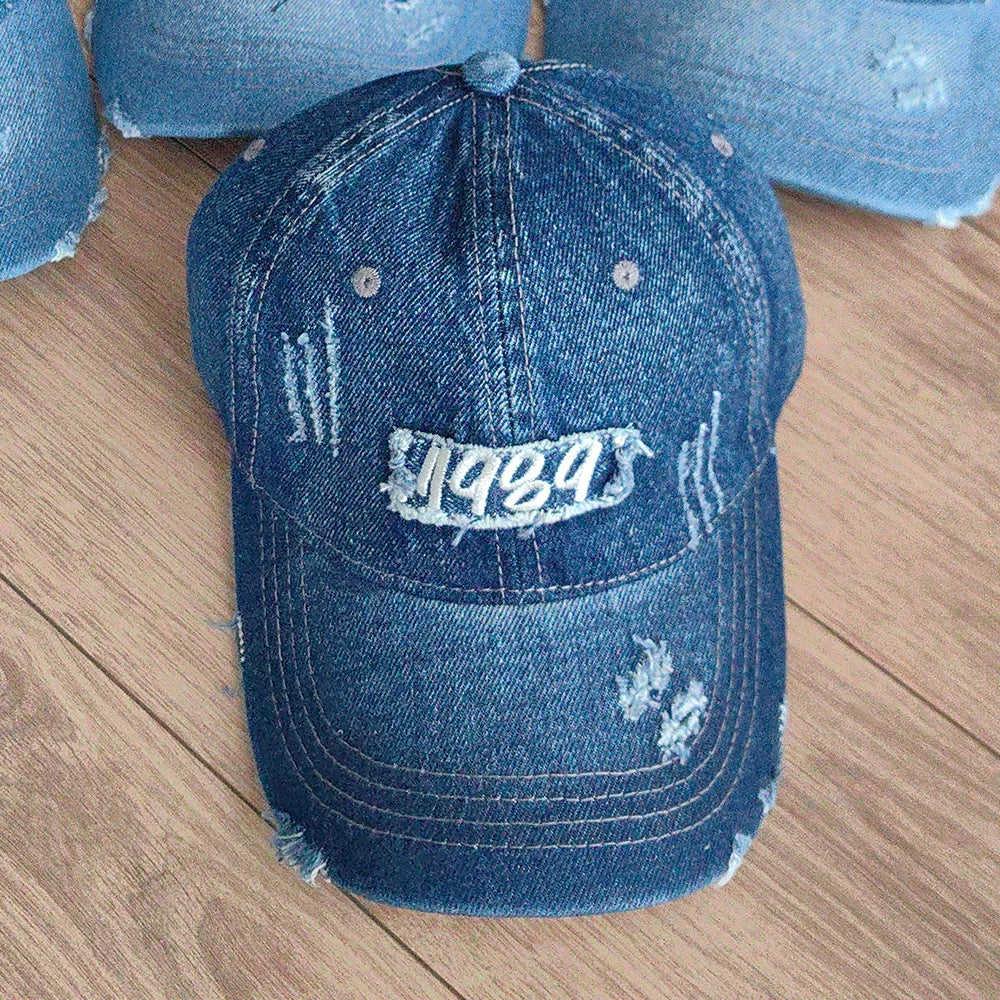 Classic Retro Denim Baseball Cap Unisex NYC