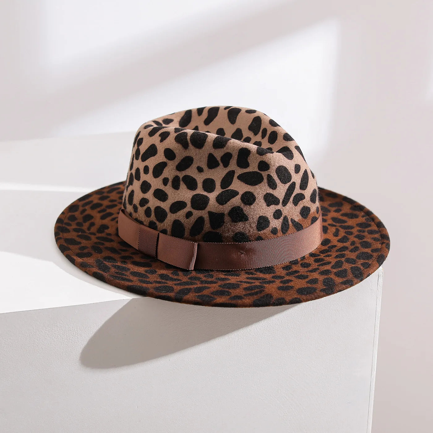 2026 Winter Fedora Hats For Women Fashion Flat Wide Brim Panama Wool Felt Jazz Fedora