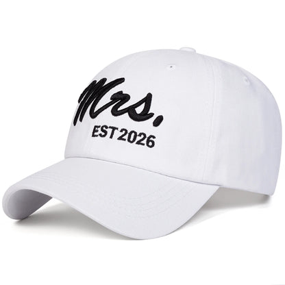 Unisex MR. EST 2026 Letter Embroidery Baseball Caps Spring Autumn