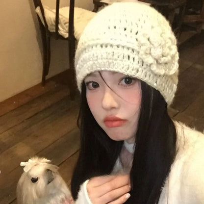Women's Autumn Winter Item Fashion Warm Cold Pullover Hats