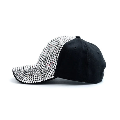 New Fashion Women Diamond Inlay Cap Spring Summer