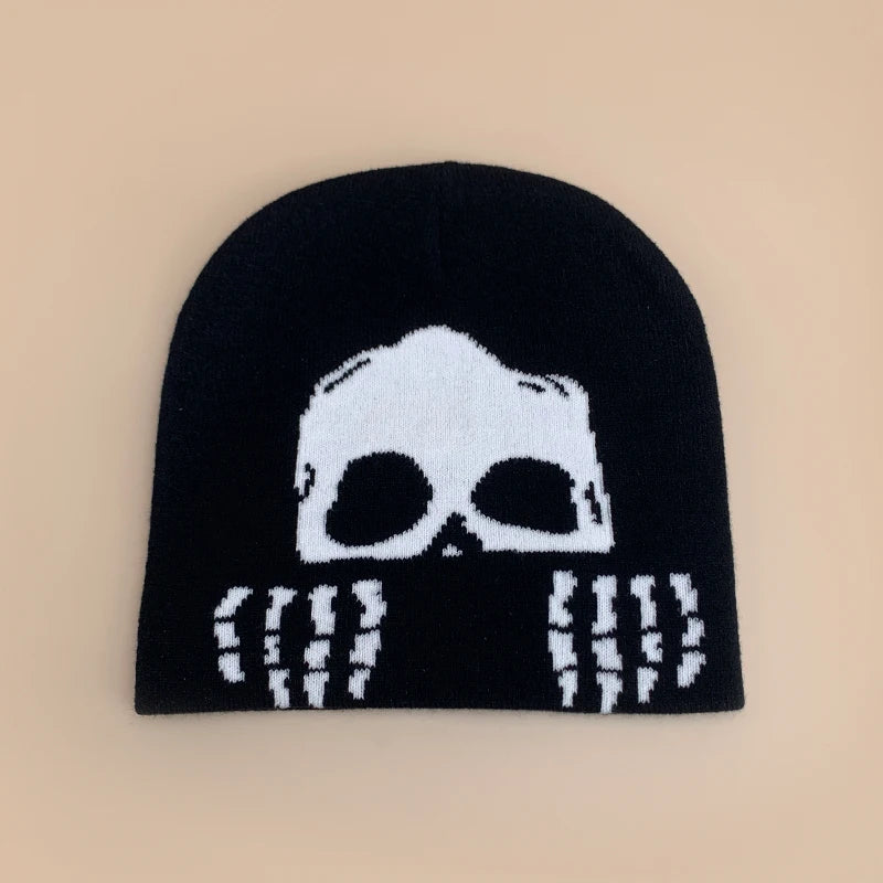 Personal Punk Skull Demon Knitted Hats