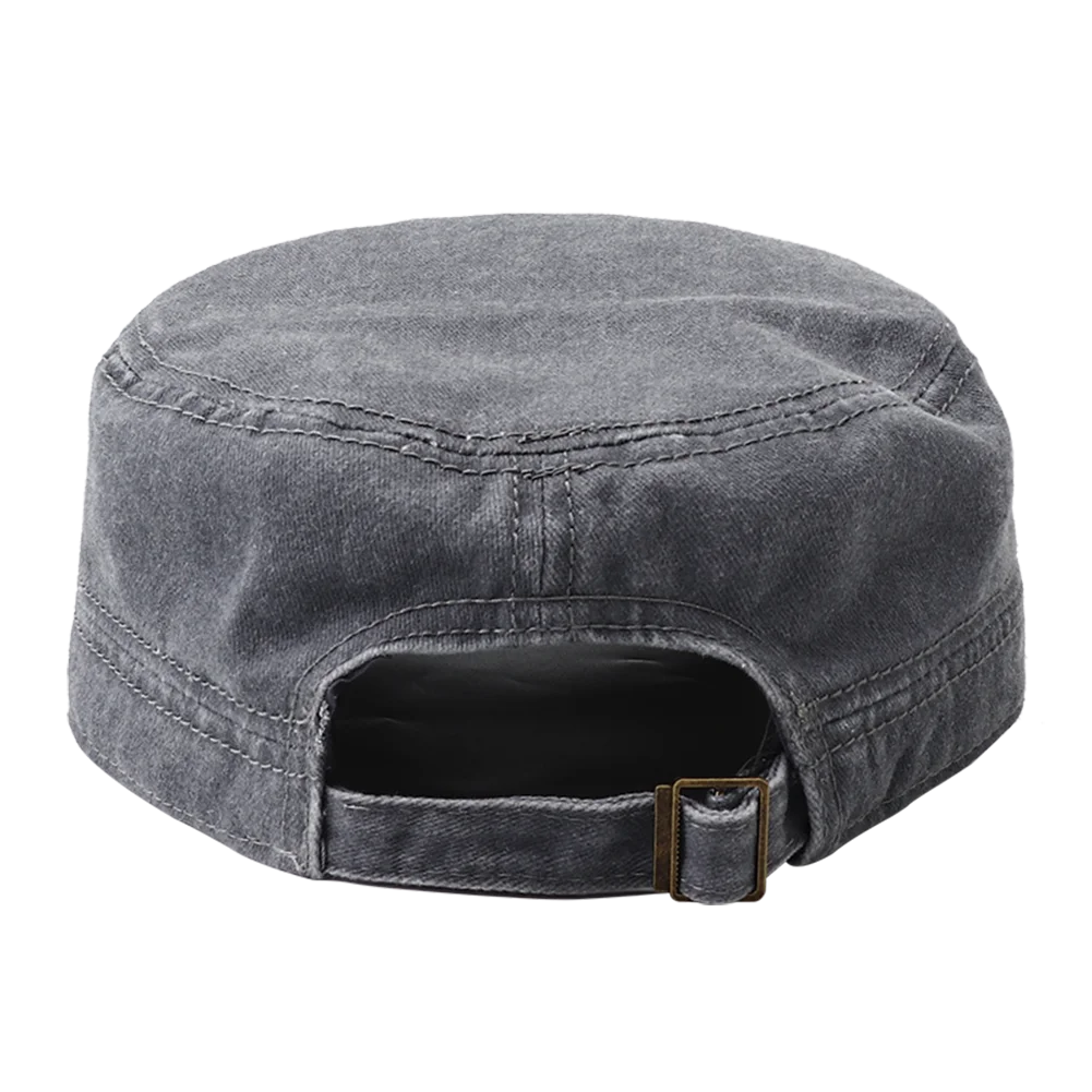 2026 New Embroidery Military Flat Top Hat