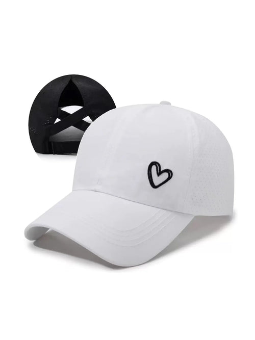 Criss Cross Ponytail Hat Quick Drying Baseball Cap