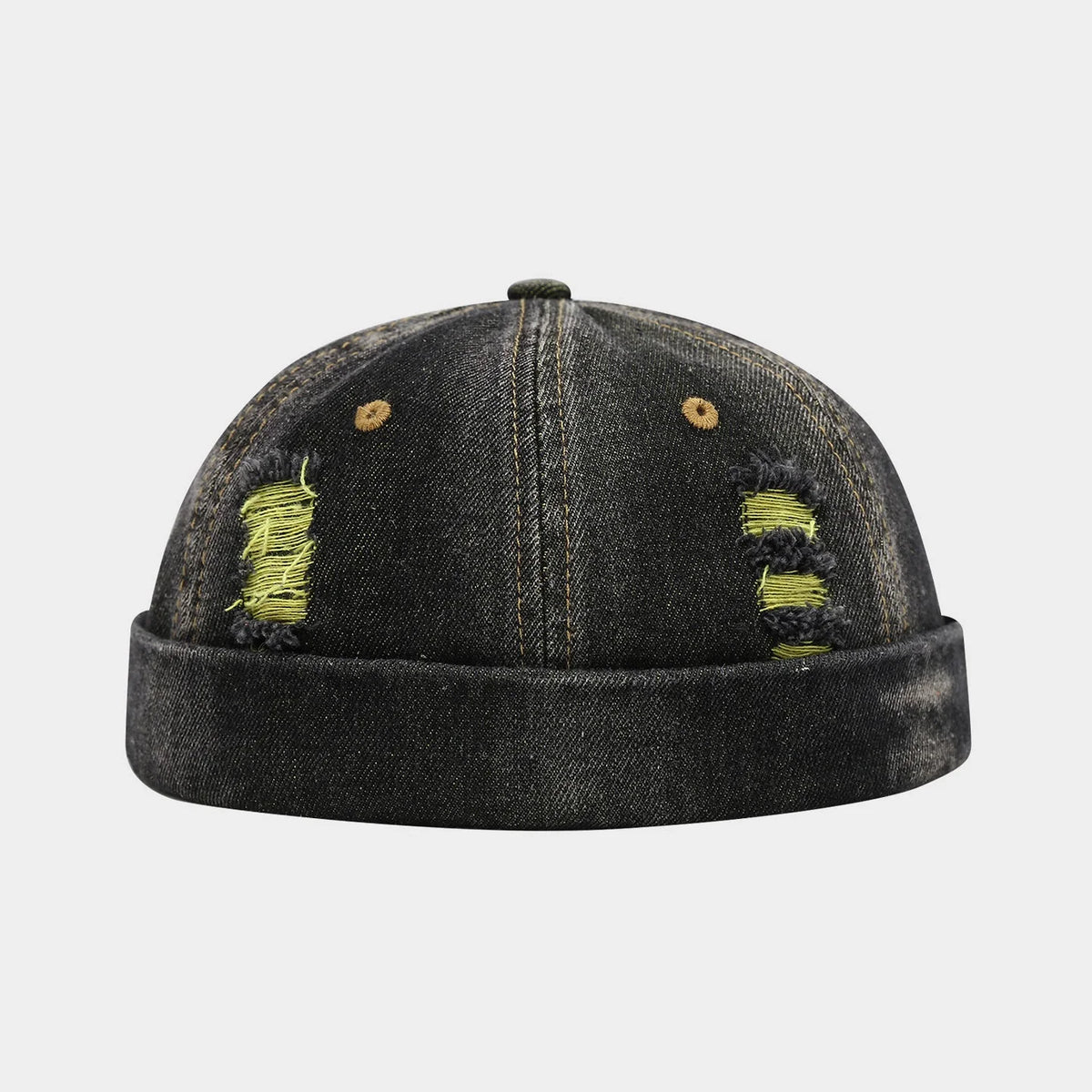 Broken Hole Landlord Hats Men's Street Hip-Hop Hats