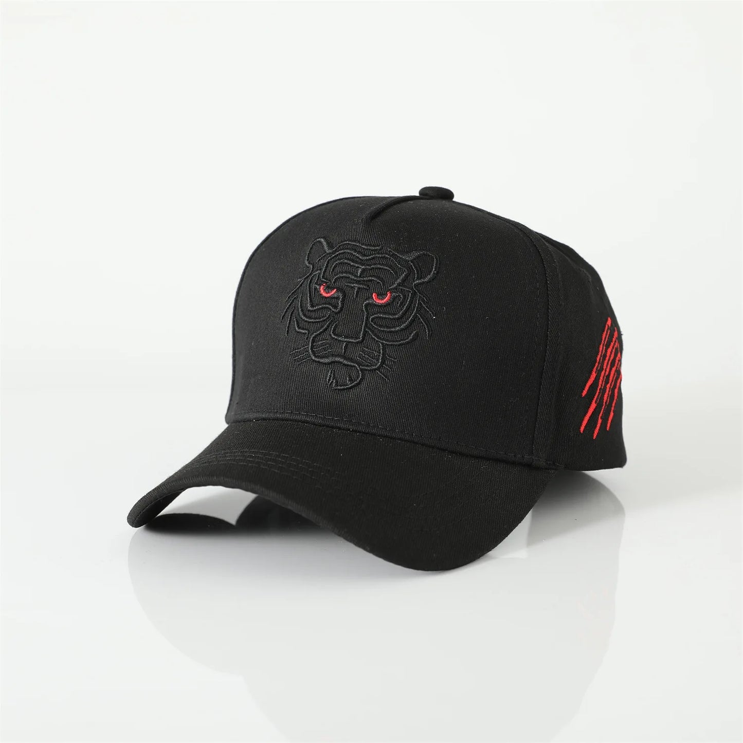 Unisex Cotton Tiger Embroidery Baseball Cap Men Women