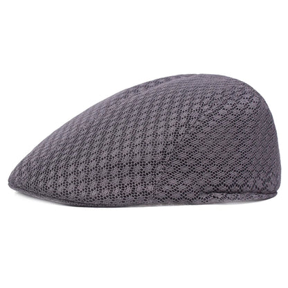 2025 New Summer Casual Beret Hat Unisex Mesh Flat Caps