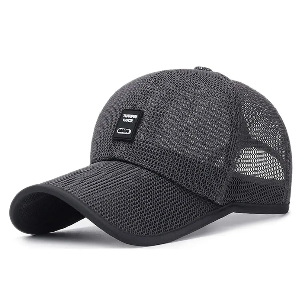 Breathable Sunshade Net Hat Quick Dry Baseball Cap Adjustable