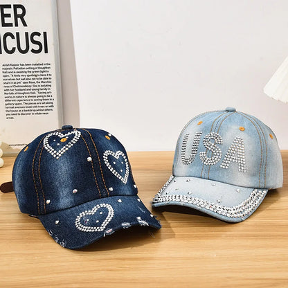 Diamond-Encrusted Baseball Cap