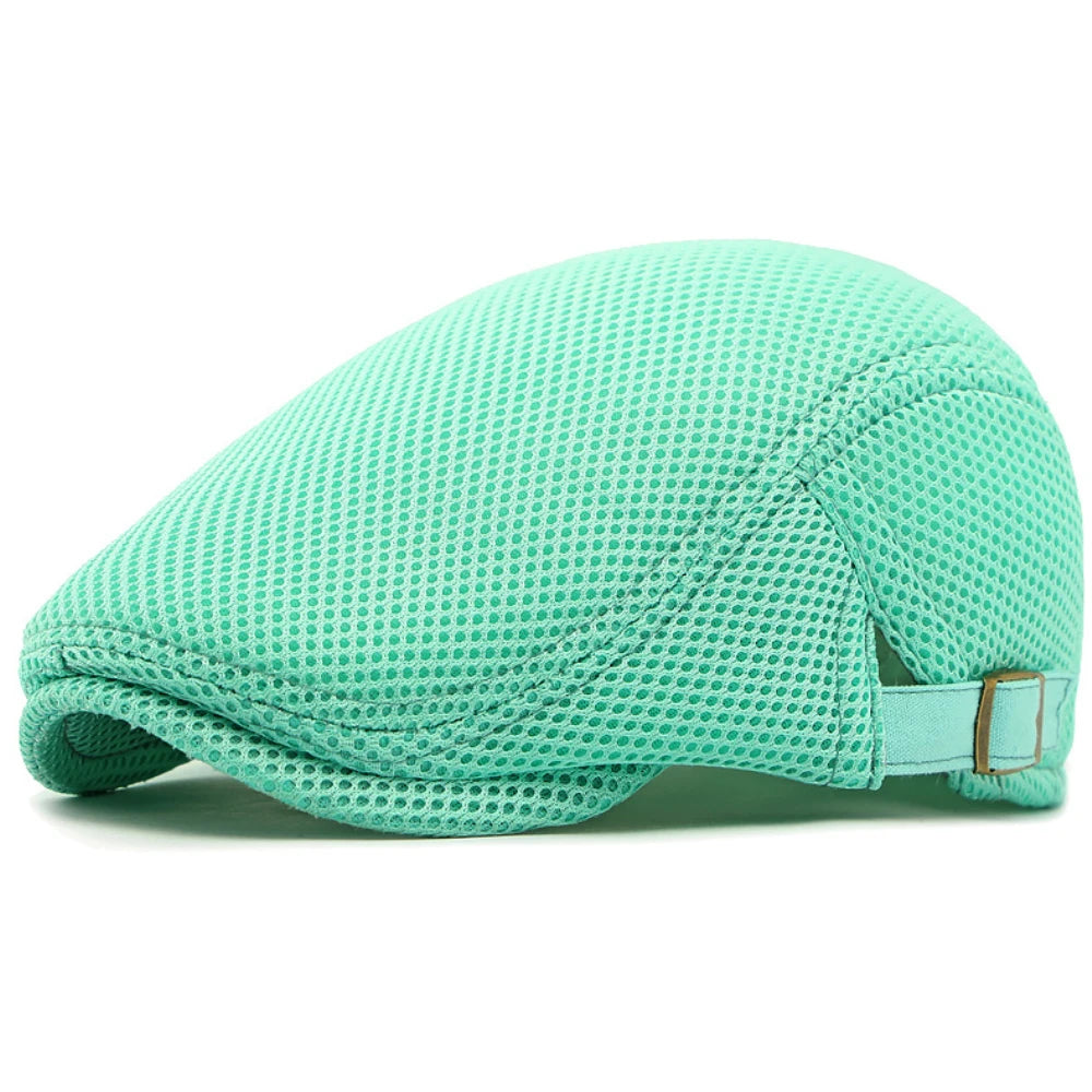 Beret Cap Spring Summer Mesh Cap Breathable Sun Hat