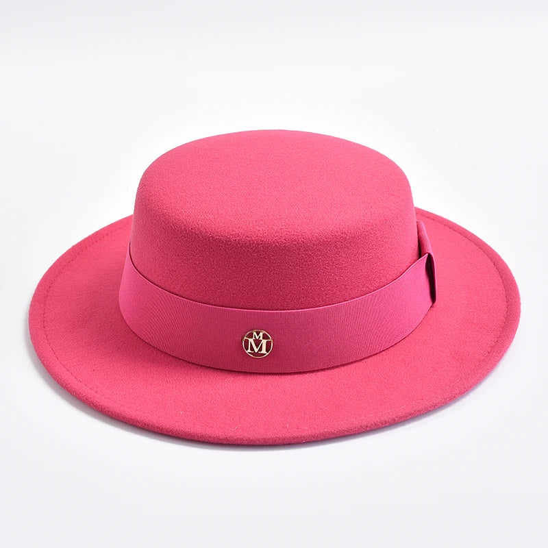 British Style Fedora Hats For Women Fashion Autumn Winter