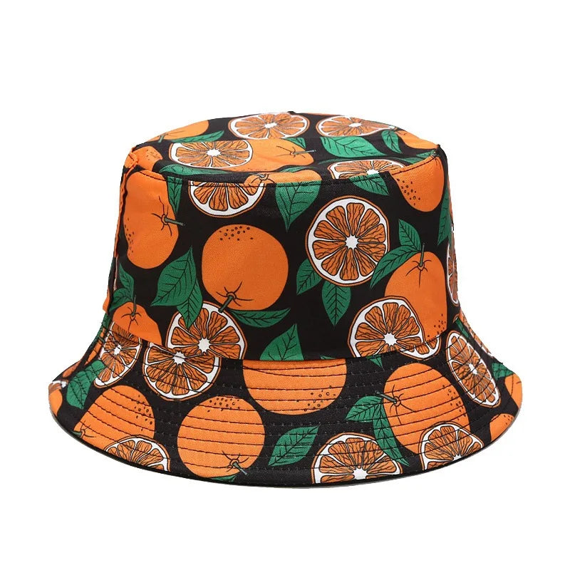 Creative Fruit Pattern Bucket Hat Men's And Women's