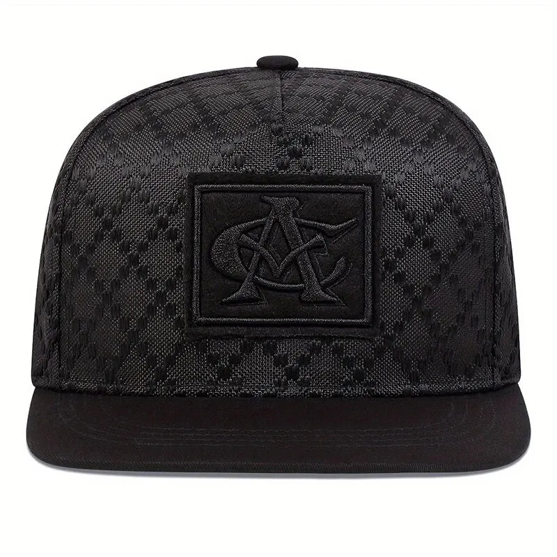 Unisex CA Letter Embroidery Hip Hop Hats Spring and Autumn Outdoor Adjustable Casual Sunscreen Hat